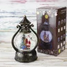 Фонарь Новогодний LED музыкальный 18 см 13864C на батарейках и USB