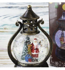 Фонарь Новогодний LED музыкальный 18 см 13864C на батарейках и USB купить в интернет магазине подарков ПраздникШоп