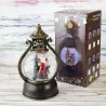 Фонарь Новогодний LED музыкальный 18 см 13863B на батарейках и USB