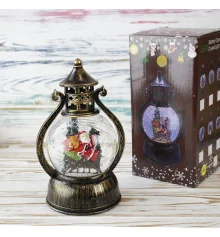 Фонарь Новогодний LED музыкальный 18 см 13862А на батарейках и USB купить в интернет магазине подарков ПраздникШоп