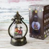 Фонарь Новогодний LED музыкальный 18 см 13862А на батарейках и USB