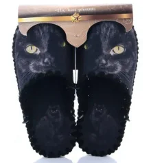 Женские фетровые тапочки "Сats" №1 купить в интернет магазине подарков ПраздникШоп