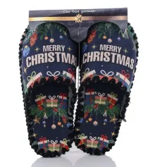 Женские фетровые тапочки "Merry Christmas" №3 купить в интернет магазине подарков ПраздникШоп