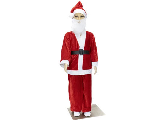 Маскарадный костюм Санта Клаус велюр 10-13 л купить в интернет магазине подарков ПраздникШоп