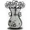 Часы Settler "Ваза с цветами" купить в интернет магазине подарков ПраздникШоп