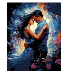 Картина по номерам ПРЕМИУМ Все вокруг – мы на черном фоне размером 40х50 см (AH1162) купить в интернет магазине подарков ПраздникШоп