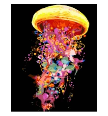 Картина по номерам ПРЕМИУМ Пульс океана на черном фоне размером 40х50 см (AH1167) купить в интернет магазине подарков ПраздникШоп