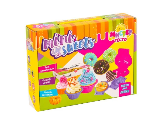Набор для творчества Мистер тесто Mini Sweets 23 элементов (71203) купить в интернет магазине подарков ПраздникШоп