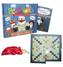 Настольная игра Всезнайка ига в слова на украинском языке (802) купить в интернет магазине подарков ПраздникШоп