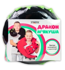 Мягкая подушка Дракон Мякуша черно-зеленый (60610) купить в интернет магазине подарков ПраздникШоп