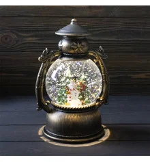 Фонарь Новогодний LED музыкальный 21см 1293302 на батарейках и USB купить в интернет магазине подарков ПраздникШоп