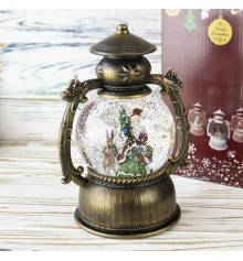 Фонарь Новогодний LED музыкальный 21см 1293201 на батарейках и USB купить в интернет магазине подарков ПраздникШоп