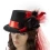 Шляпа Стимпанк Леди Роузвуд 13299 (красная) купить в интернет магазине подарков ПраздникШоп