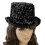 Шляпа цилиндр Блеск (черная) купить в интернет магазине подарков ПраздникШоп