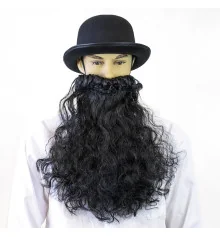 Борода накладная (черная) купить в интернет магазине подарков ПраздникШоп