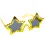 Очки Звездочки (золотые) купить в интернет магазине подарков ПраздникШоп