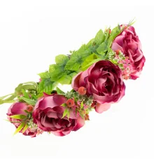 Украинский веночек объемный на голову Квитослава 13707 купить в интернет магазине подарков ПраздникШоп