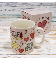 Кружка Гигант Супер МАМА SUPER MUM купить в интернет магазине подарков ПраздникШоп