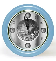 Часы с обратным ходом Anti-clock Ц012 (голубые) купить в интернет магазине подарков ПраздникШоп