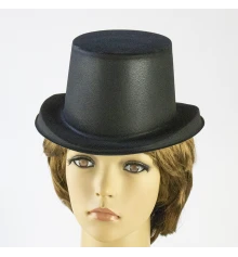 Шляпа детская Цилиндр Флок (черная) купить в интернет магазине подарков ПраздникШоп