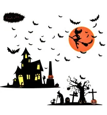 Интерьерная наклейка HL Шабаш XL891 60х90см купить в интернет магазине подарков ПраздникШоп