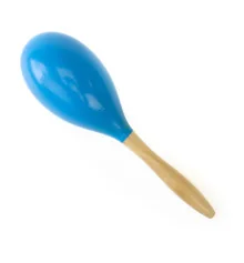 Деревянный Маракас для танцев L27 (голубой) (1 шт) купить в интернет магазине подарков ПраздникШоп