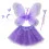 Набор Бабочки Карнавальный с юбкой 50х38см (сиреневый) купить в интернет магазине подарков ПраздникШоп