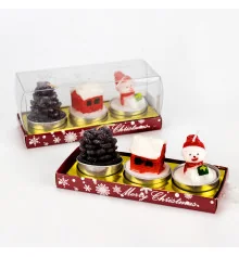 Свечи НГ фигурные 1021 (уп 3шт) купить в интернет магазине подарков ПраздникШоп