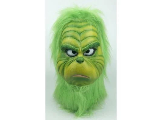 Маска Гринча латексная купить в интернет магазине подарков ПраздникШоп