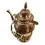 Чайник бронзовый с горелкой на подставке с цветным рисунком (30.5×19×16 см) A купить в интернет магазине подарков ПраздникШоп