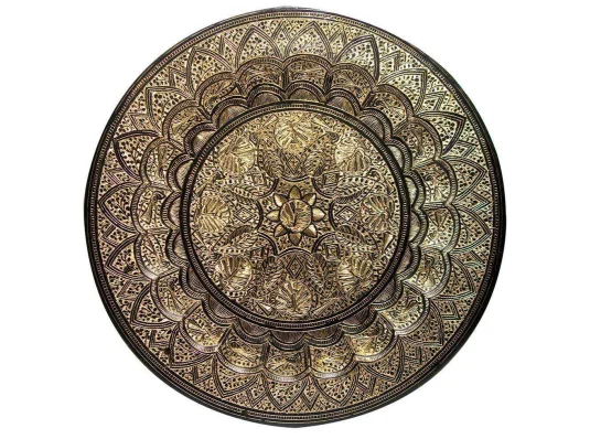 Тарелка бронзовая настенная (48.5 см) купить в интернет магазине подарков ПраздникШоп