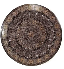 Тарелка бронзовая настенная «Павлины» (d-49 см) A купить в интернет магазине подарков ПраздникШоп