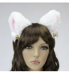 Ушки Кошки аниме (белые) купить в интернет магазине подарков ПраздникШоп
