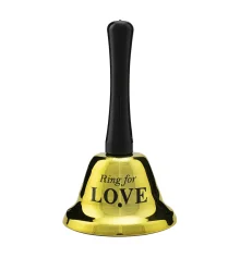 Колокольчик LOVE без коробки (золотой) купить в интернет магазине подарков ПраздникШоп