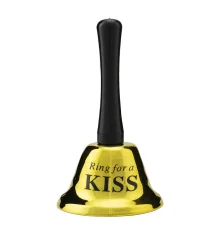 Колокольчик KISS без коробки (золотой) купить в интернет магазине подарков ПраздникШоп