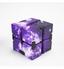Кубик антистресс Infinity Cube космос (фиолетовый) купить в интернет магазине подарков ПраздникШоп