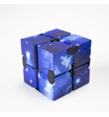 Кубик антистресс Infinity Cube космос (синий) купить в интернет магазине подарков ПраздникШоп