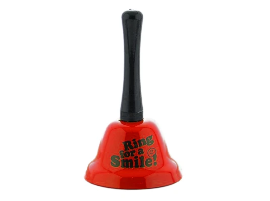 Колокольчик Smile (красный) купить в интернет магазине подарков ПраздникШоп