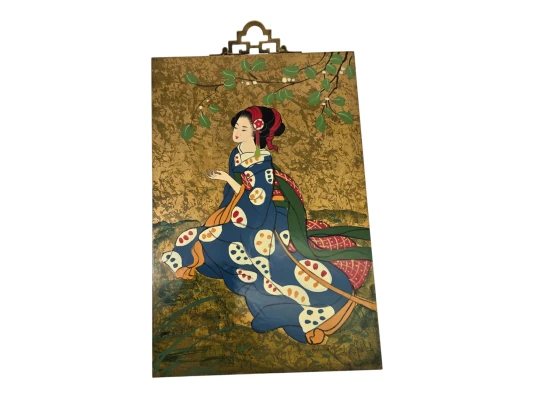 Картина «Гейша в саду под ветвями дерева» (30×20×0.9 см) купить в интернет магазине подарков ПраздникШоп