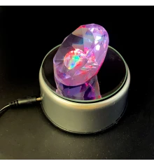 Подставка-подсветка под кристалл вращающаяся (17×10×5.5 см) купить в интернет магазине подарков ПраздникШоп