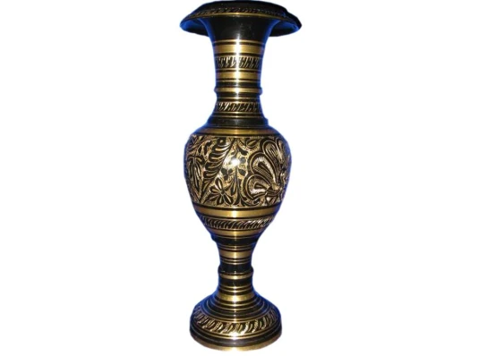 Ваза бронзовая черная (31×11×11 см) купить в интернет магазине подарков ПраздникШоп