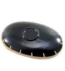 Блюдо терракотовое овальное «Саламандра» (30.5×19×3 см) купить в интернет магазине подарков ПраздникШоп