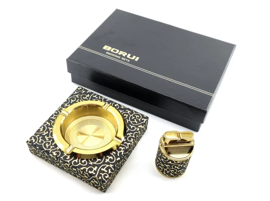 Подарочный набор (Пепепельница с зажигалкой) (21×15.5×5 см) A купить в интернет магазине подарков ПраздникШоп