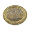 Тарілка бронзова настінна (d-23.5, h-0.7 см)