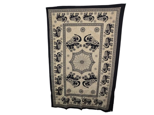 Покрывало хлопковое «Слоны» (200×140 см) купить в интернет магазине подарков ПраздникШоп