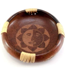 Блюдо терракотовое «Солнце» (d-16.5 h-4.5 см) купить в интернет магазине подарков ПраздникШоп