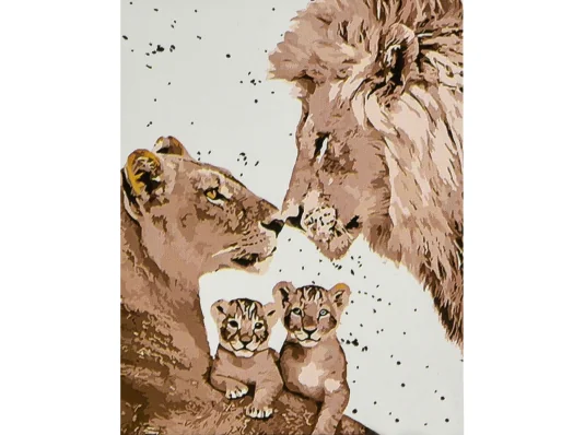 Картина по номерам ПРЕМИУМ Семья размером 30х40 см (SS1202) купить в интернет магазине подарков ПраздникШоп