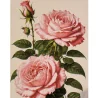 Картина за номерами ПРЕМІУМ Рожева троянда розміром 30х40 см (SS1220)