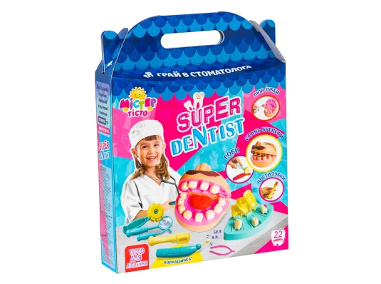 Набор для творчества Мистер тесто - Super Dentist на украинском языке (71407) купить в интернет магазине подарков ПраздникШоп