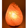 Соляная лампа (S-013) «Капля» (h-23 cm d-13 cm) (8 шт, ящ.) (Гималайская соль)